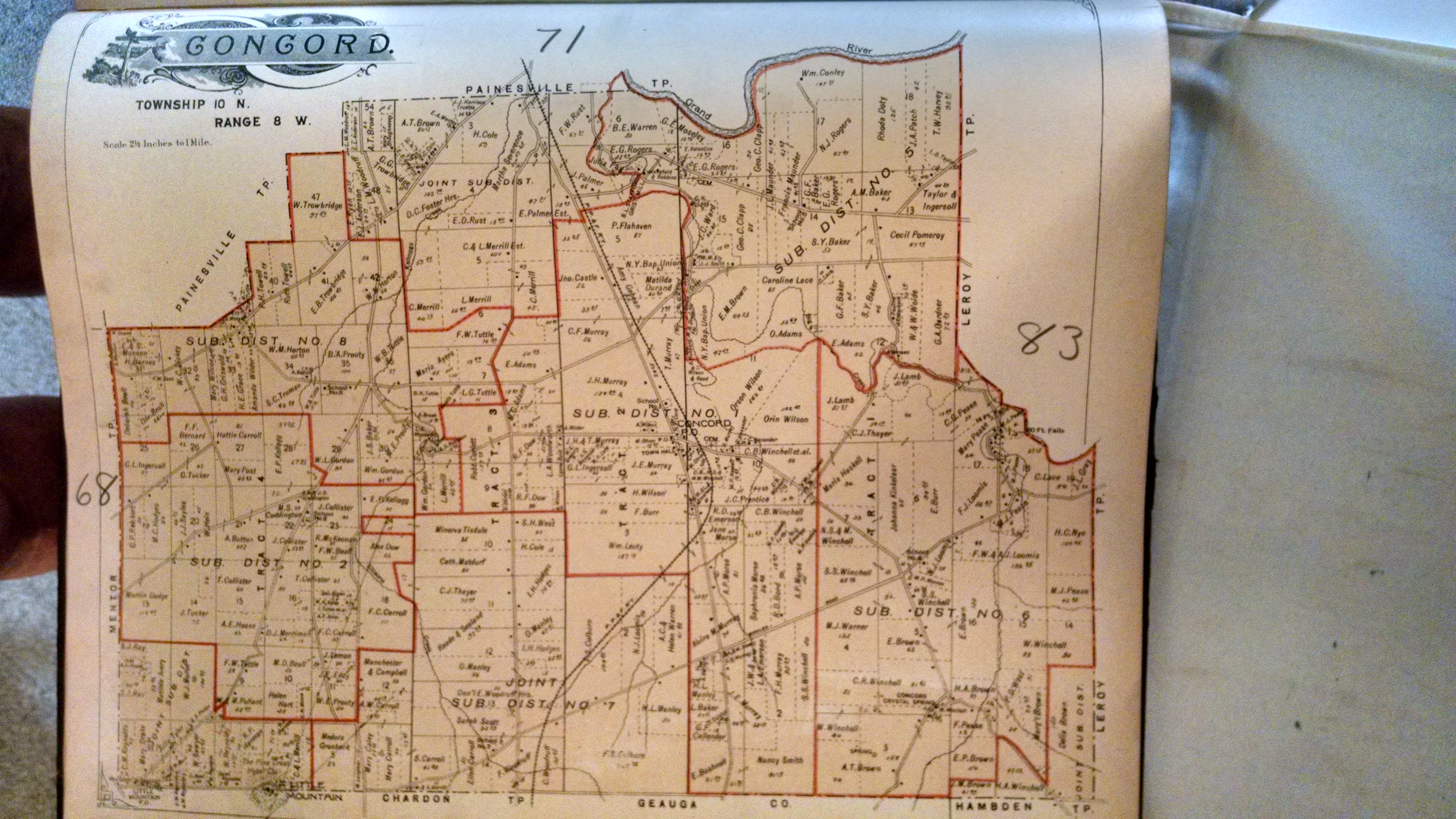 1898 ATLAS OF LAKE COUNTY OHIO